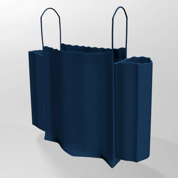 Ruffle cold-shoulder blouse 01 3D Model .c4d .max .obj .3ds .fbx .stl .blend 
