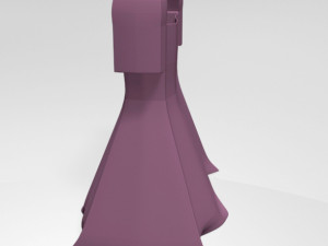 square-neck short-sleeve mini a-line dress 01 Modèle 3D