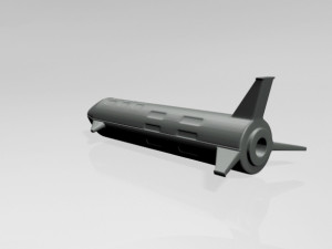 spaceship 01 3D Model