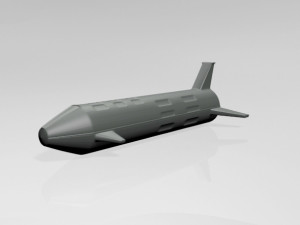 spaceship 01 3D Model