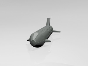 spaceship 01 3D Model