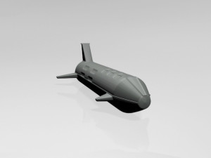 spaceship 01 3D Model