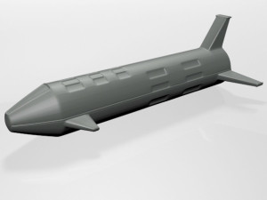 spaceship 01 3D Model