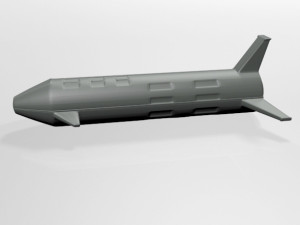 spaceship 01 3D Model