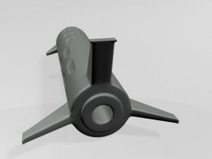 spaceship 01 3D Model