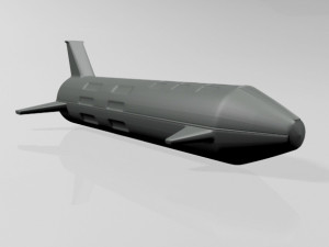 spaceship 01 3D Model