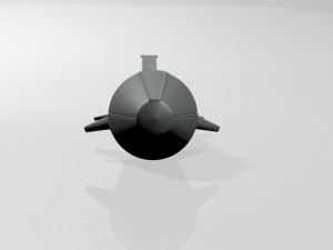 spaceship 01 3D Model