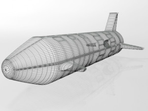 spaceship 01 3D Model