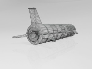 spaceship 01 3D Model