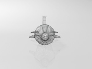 spaceship 01 3D Model