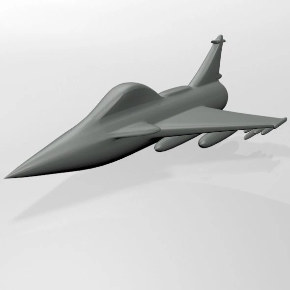Jet fighter 01 3D Model .c4d .max .obj .3ds .fbx .stl .blend 