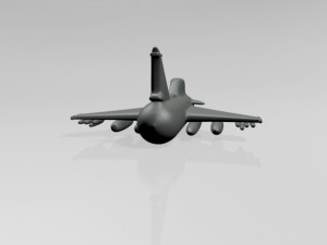 jet fighter 01 3D-Modell