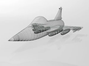 Jet fighter 01 3D Model