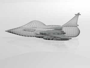 jet fighter 01 3D-Modell