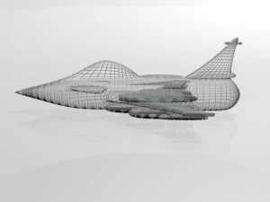 Jet fighter 01 3D Model