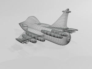 jet fighter 01 3D-Modell