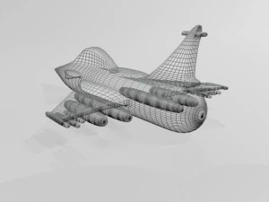 Jet fighter 01 3D Model