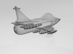 jet fighter 01 3D-Modell