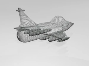 Jet fighter 01 3D Model