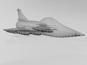 Jet fighter 01 3D Model