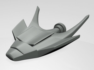 spaceship 02 Model 3D