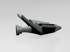 spaceship 02 3D 模型