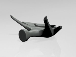 spaceship 02 3D 模型
