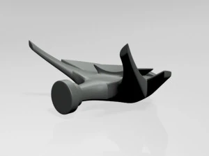 Spaceship 02 3D Model
