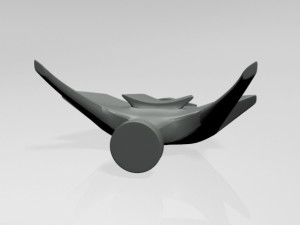 spaceship 02 3D 模型