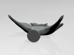 Spaceship 02 3D Model