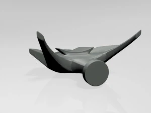 Spaceship 02 3D Model