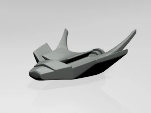 Spaceship 02 3D Model
