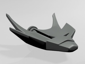 spaceship 02 3D 模型