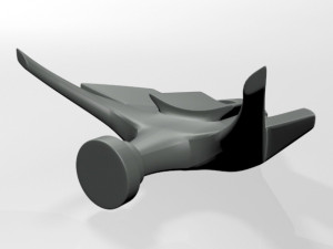 spaceship 02 3D 模型