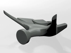 Spaceship 02 3D Model