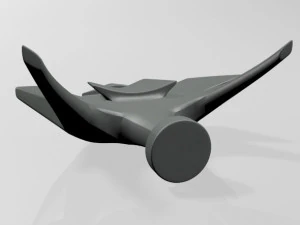 Spaceship 02 3D Model