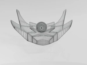 Spaceship 02 3D Model