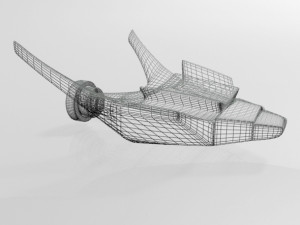 spaceship 02 3D 模型