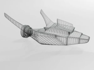 Spaceship 02 3D Model