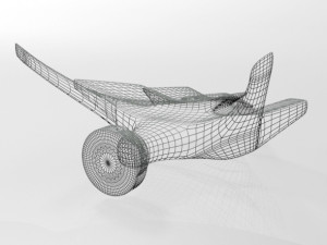 spaceship 02 3D 模型