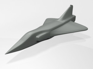 jet fighter 02 3D Model