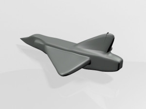 jet fighter 02 3Dモデル