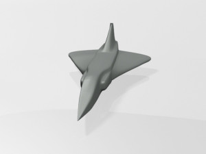 jet fighter 02 3Dモデル