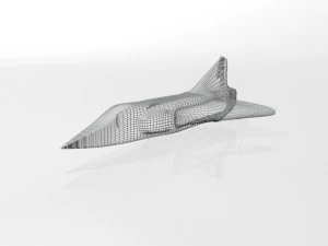 Jet fighter 02 3D Model