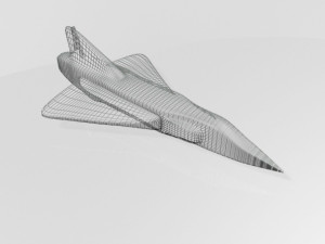 jet fighter 02 3Dモデル