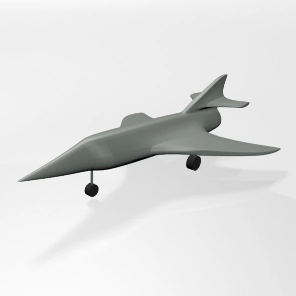 Jet fighter 03 3D Model .c4d .max .obj .3ds .fbx .stl .blend 