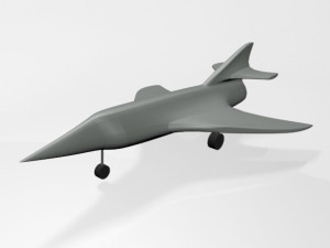 jet fighter 03 3D Model