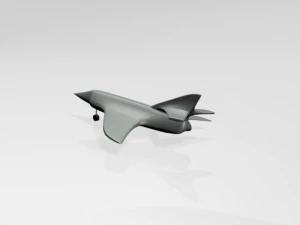 Jet fighter 03 3D Model