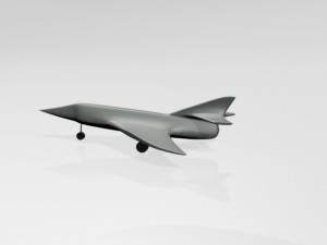 jet fighter 03 Model 3D