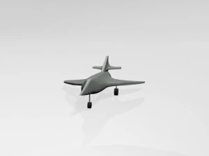 Jet fighter 03 3D Model